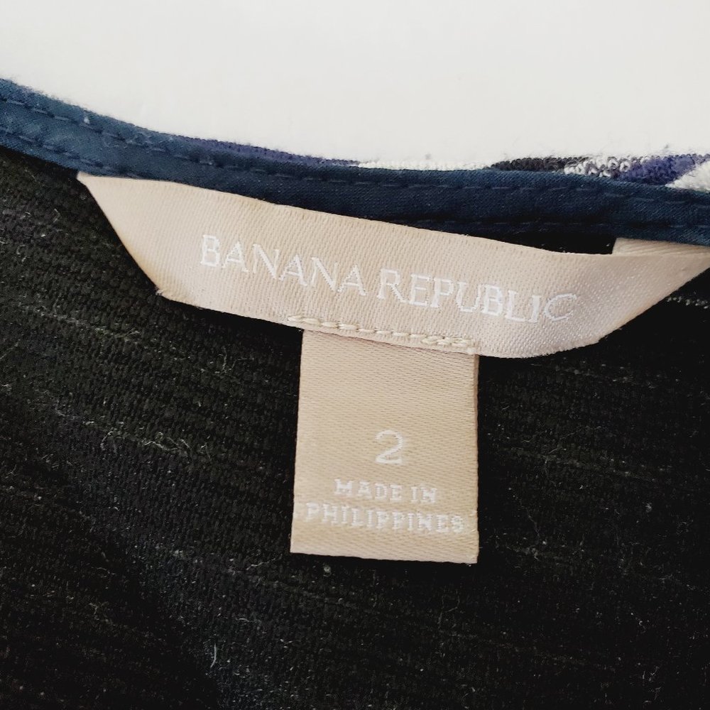 BANANA REPUBLIC Striped Fit & Flare Retro Dress - Picture 7 of 12
